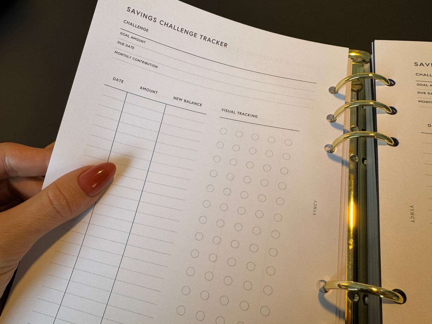 VYNCY Zero-Based Budget Binder (A5 Printable)
