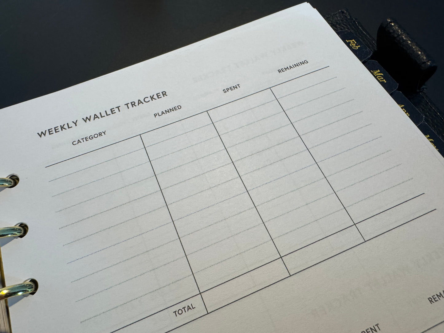 VYNCY Zero-Based Budget Binder (A5 Printable)