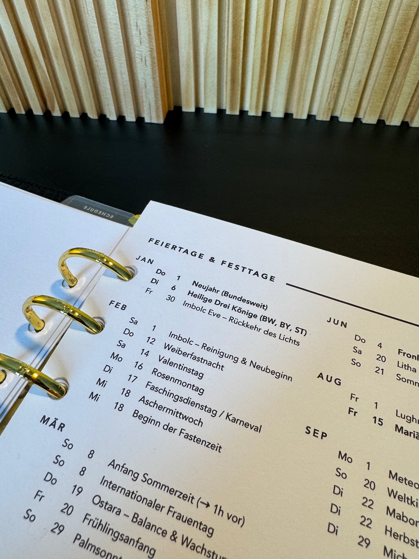 SOLD OUT! Dated Monthly Planner Inserts