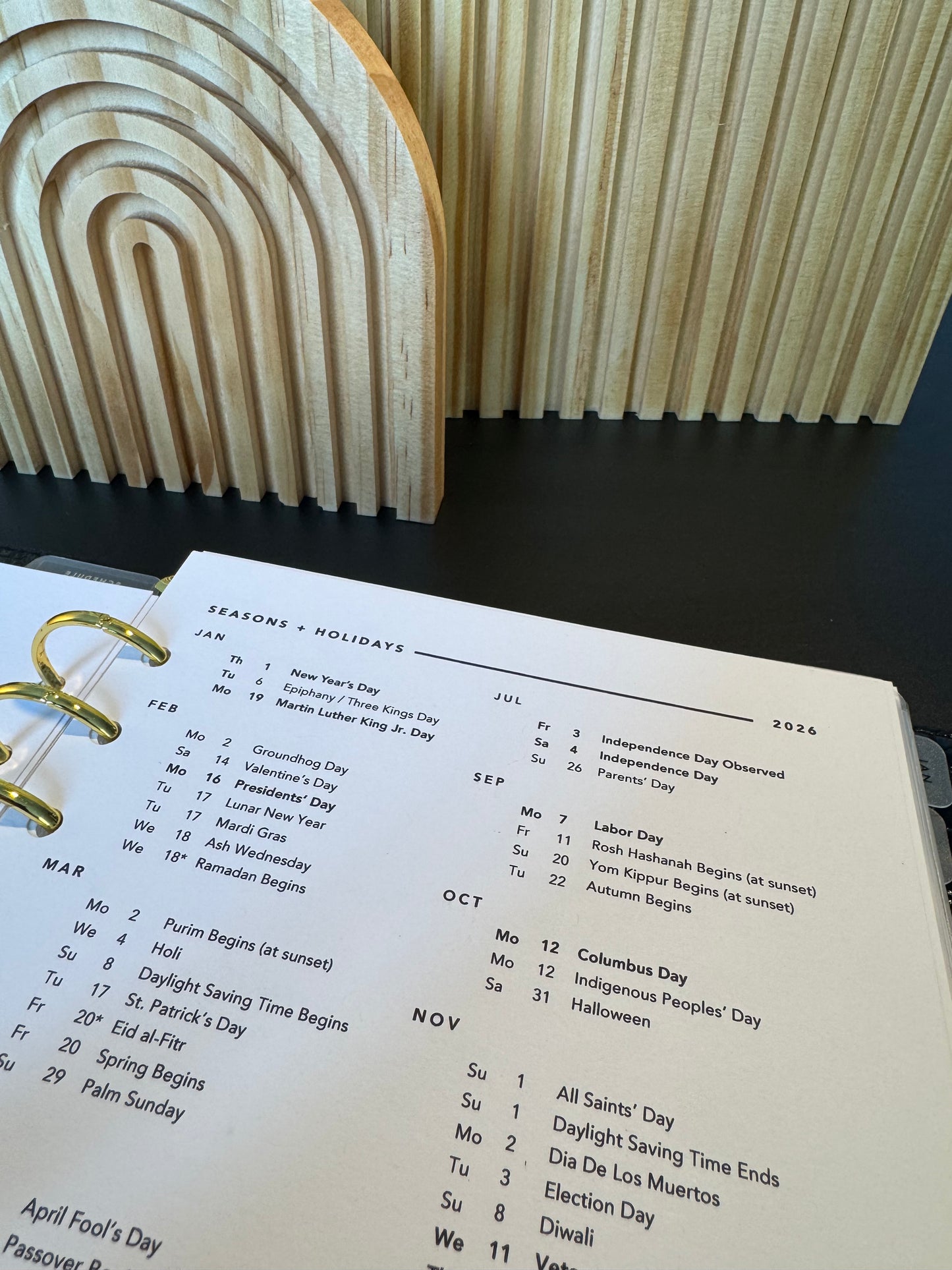 SOLD OUT! Dated Monthly Planner Inserts