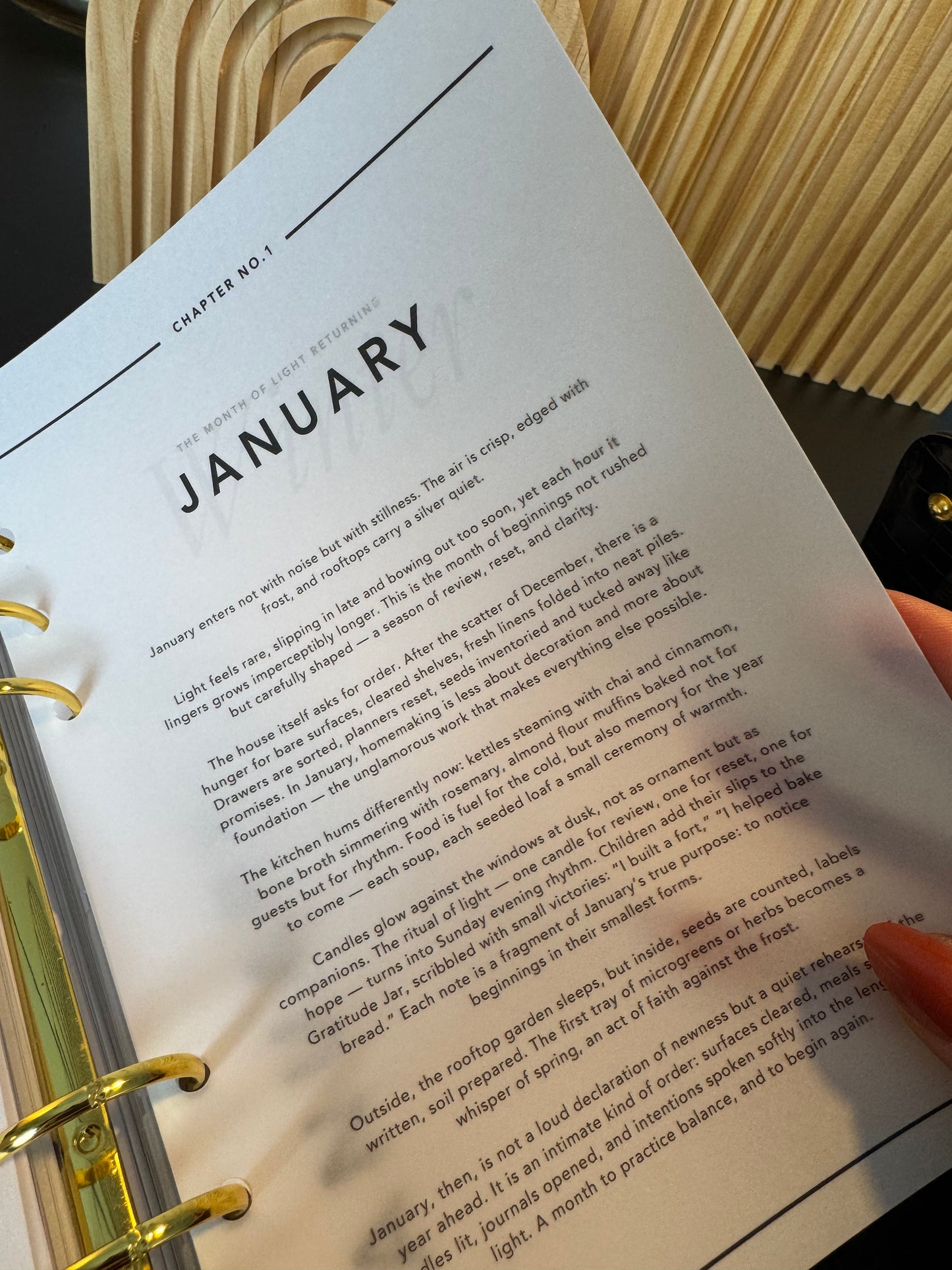 SOLD OUT! Dated Monthly Planner Inserts