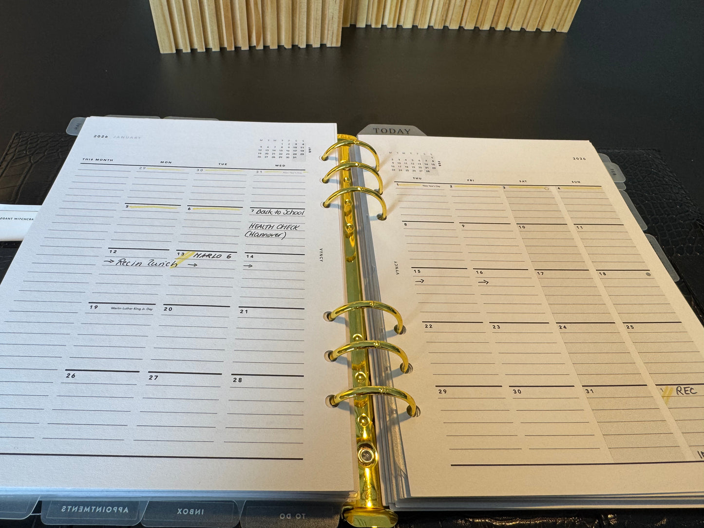 SOLD OUT! Dated Weekly Planner Inserts