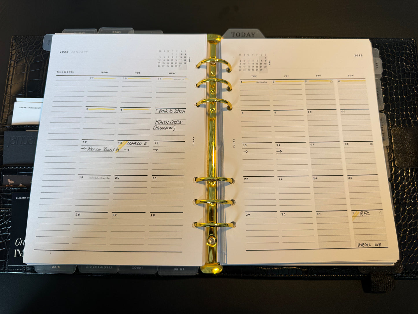 SOLD OUT! Dated Monthly Planner Inserts