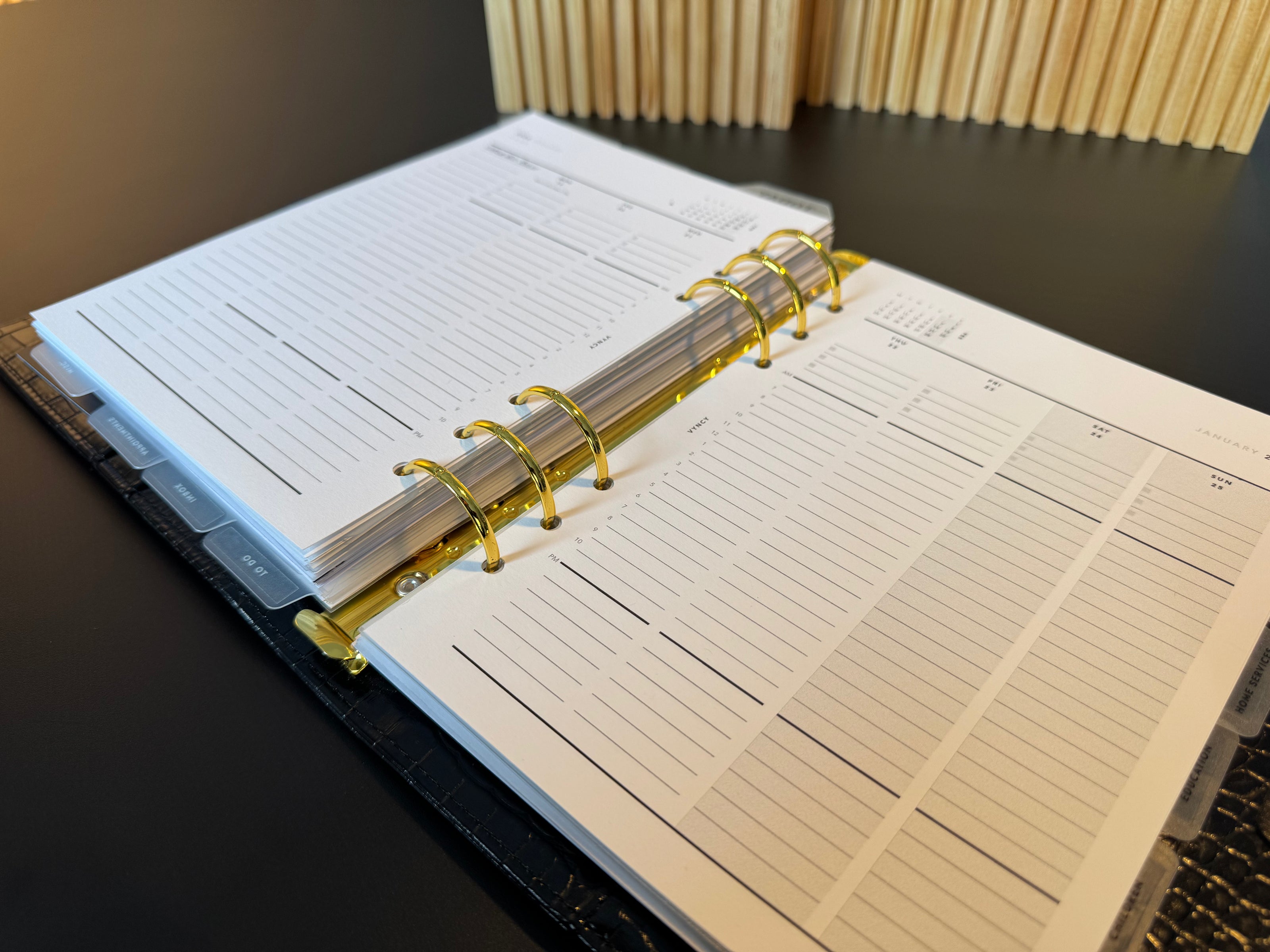 SOLD OUT! Dated Weekly Planner Inserts