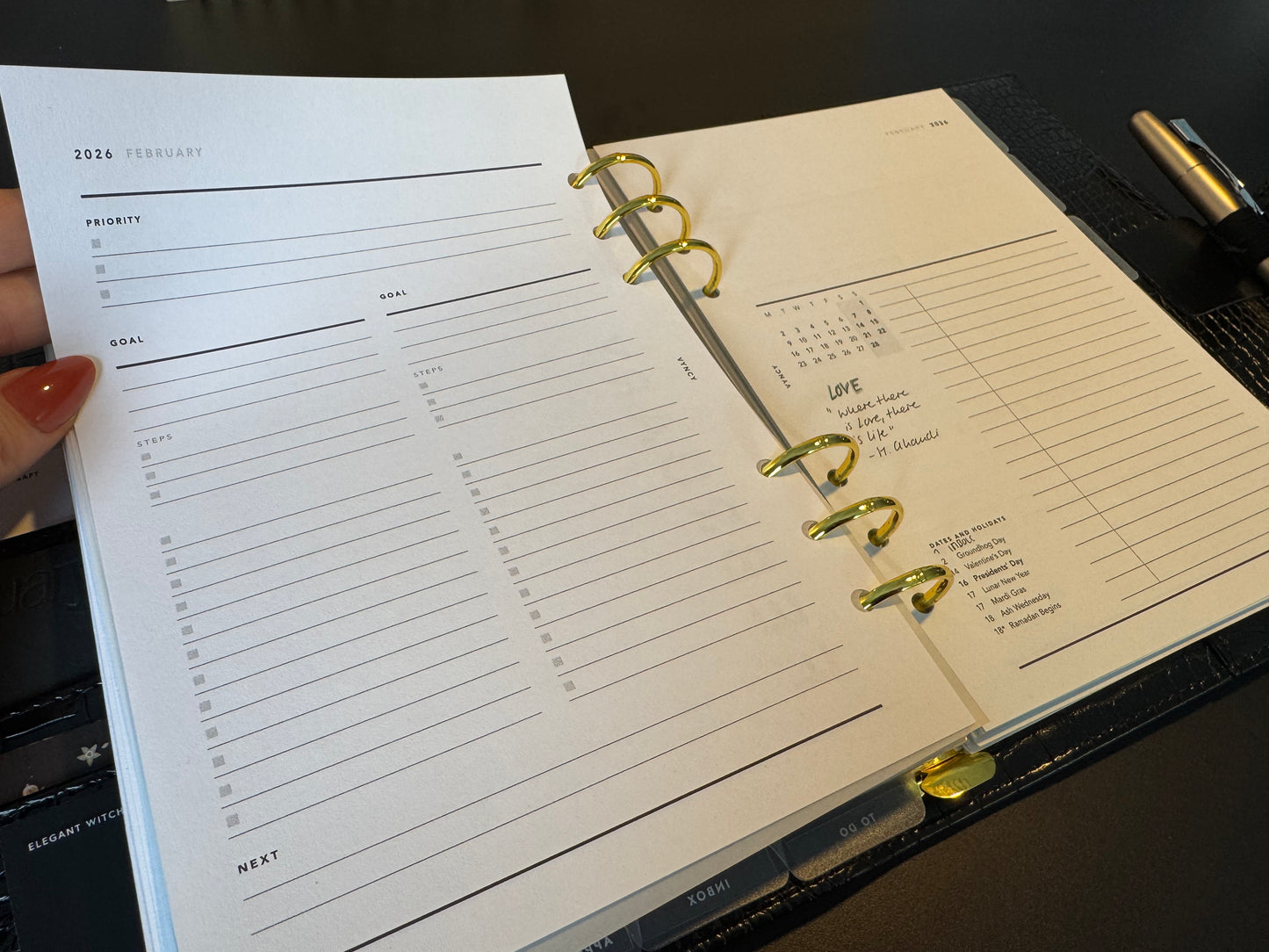 SOLD OUT! Dated Monthly Planner Inserts